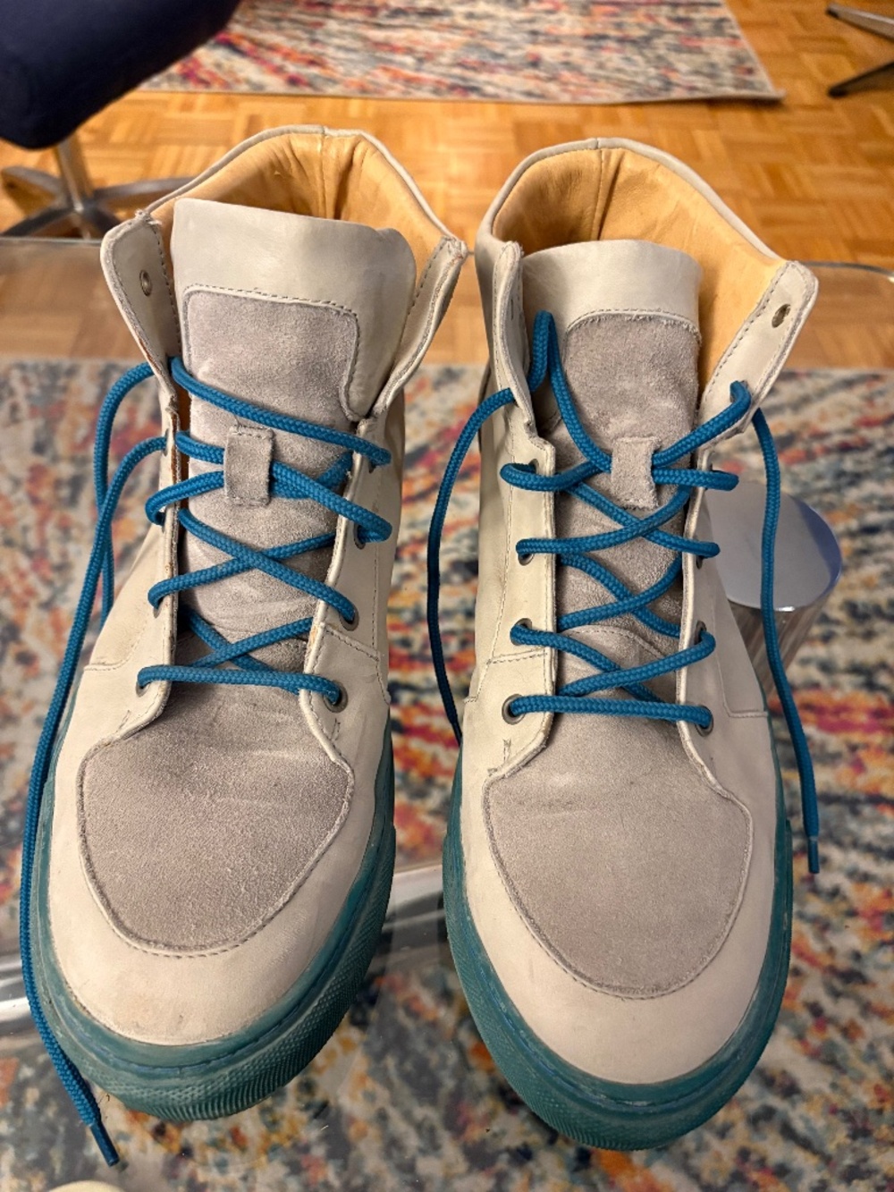 Grey Fluevog Hi-Tops size 11